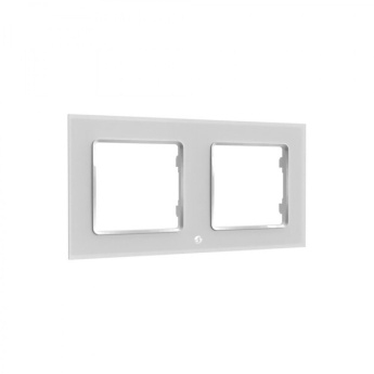 Shelly Accessories ''Wall Frame 2'' Wandtaster Rahmen 2-fach Weiß