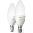 Philips Hue White Ambiance E14 Kerze Doppelpack 2x470lm