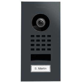 DoorBird D1101V IP Video Türstation Unterputz RAL 7016