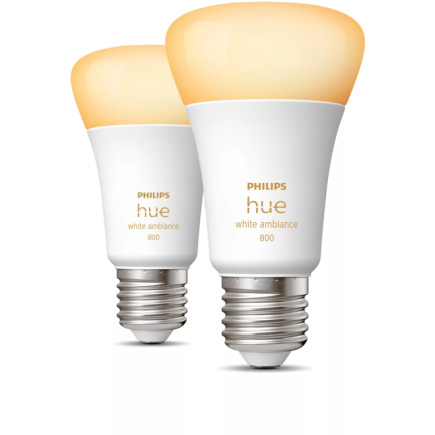 Philips Hue Valge Ambiance E27 Doppelpack 2x570lm60W