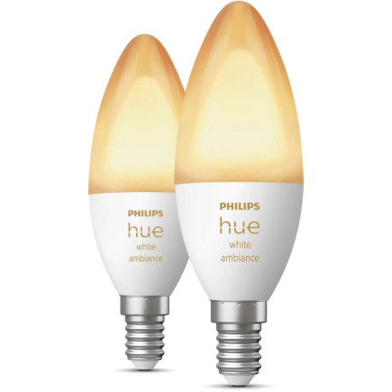 Philips Hue Белый Ambiance E14 Kerze Doppelpack 2x470lm
