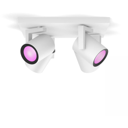 Philips Hue Valge&Col. Amb. Argenta Spot 4flg weiß 4x4.2W