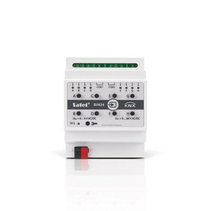 Satel KNX-BIN24 smart home actuator DIN rail-mounted 8 channels