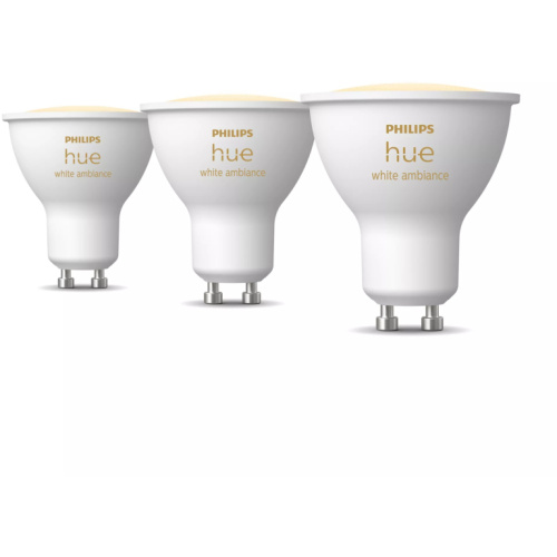 Philips Hue Valge Ambiance GU10 Dreierpack 3x350lm