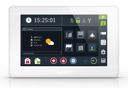 SATEL KEYPAD INT-TSI-W GRAPHIC 7 INCHES (Valge)