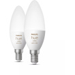 Philips Hue Valge & Color Ambiance E14 Kerze Doppelpack 2x470lm