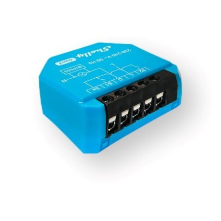 SHELLY 1L Gen3 WiFi relay without neutral wire