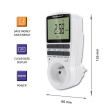 Qoltec Electronic timer PC0628 with LCD