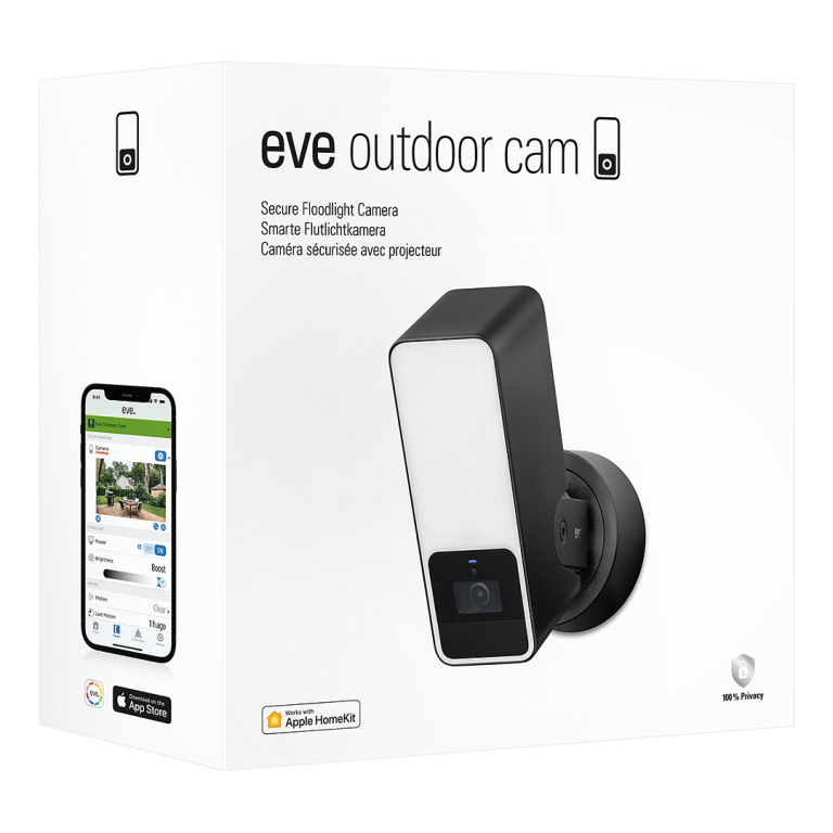 Tootefoto - Camera IP Eve Systems GmbH Eve Outdoor Cam Czarna