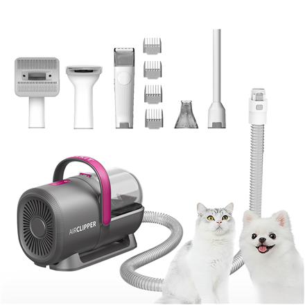 PETKIT | Air Clipper Pet Grooming Vacuum Kit 5in1 | LM4 | Grey/White