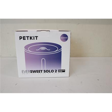 Восстановленный. Petkit P4114 (CT-W2) Eversweet Solo 2 Fountain, White | PETKIT | Smart Pet Drinking Fountain | Eversweet Solo 2 | Capacity 2 L | Filtering | Material Plastic | White | DEMO