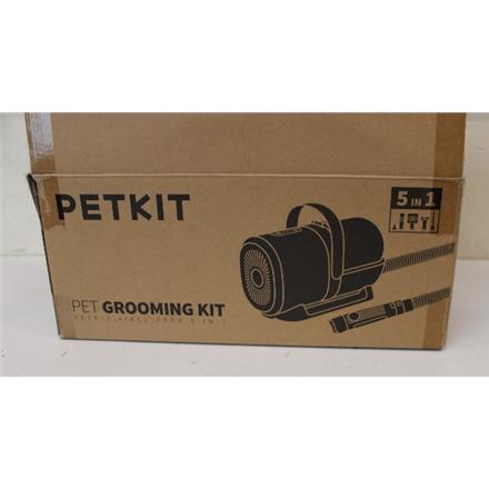 Восстановленный. PETKIT Air Clipper Pet Grooming Vacuum Kit | PETKIT Air Clipper Pet Grooming Vacuum Kit 5in1 | LM4 | Grey/White | TORN MANUAL CORNER