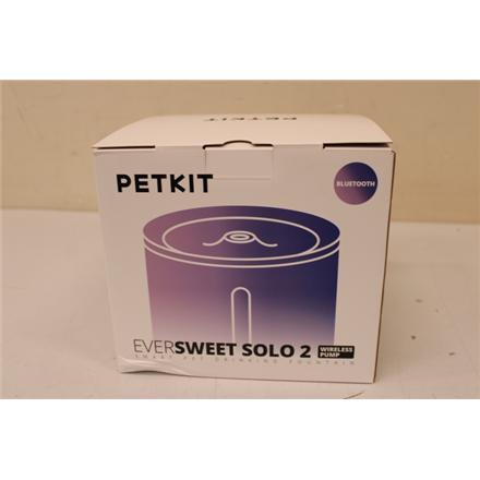 Taastatud. Petkit P4114 (CT-W2) Eversweet Solo 2 Fountain, White | PETKIT | Smart Pet Drinking Fountain | Eversweet Solo 2 | Capacity 2 L | Filtering | Material Plastic | White | DEMO, DAMAGED PACKAGING