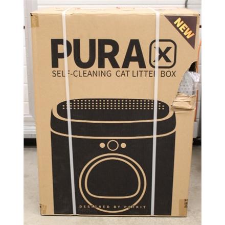 Taastatud. PETKIT PURA X  Self-cleaning Cat Litter Box | PETKIT | Automatic self-cleaning litter box | PURA X | 50.4x53.5x64.6 cm | White | DAMAGED PACKAGING