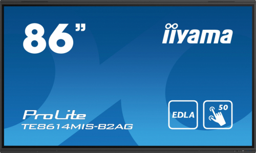 iiyama PROLITE TE8614MIS-B2AG Digital signage flat panel 2.18 m (86