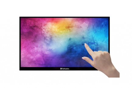 Verbatim PMT-15 Portable Touchscreen Monitor 15.6'' FullHD WLONONWCRFMSW