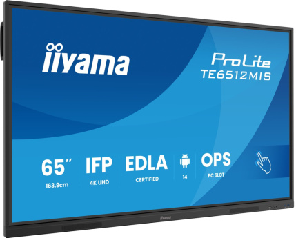 iiyama 65'' Interactive 4K UHD Touchscreen elevating interactive collaboration