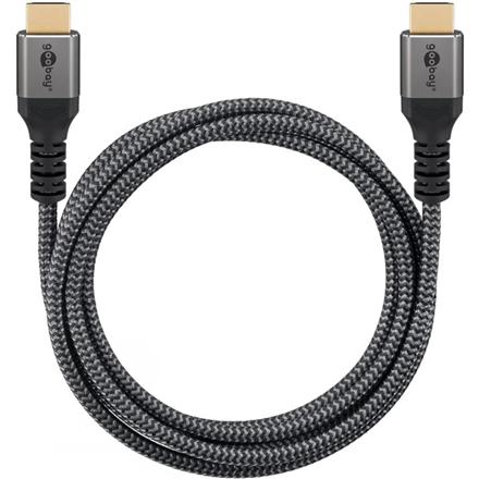 Goobay High Speed HDMI Cable with Ethernet | Black | HDMI to HDMI | 1 m 64993