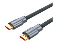 UNITEK Y-C139RGY Unitek Cable LUX HDMI v.2.0 M/M 3,0m braid, gold, Y-C139RGY