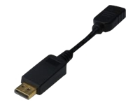 ASSMANN adaptorcable displayPort HDMI M/F 0,15m AW28