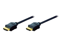 ASSMANN HDMI High Speed connection cable type A M/M 10.0m w/Ethernet Full HD 60p gold bl