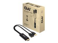 CLUB 3D HDMI to DisplayPort 4K60Hz M/F Active Adapter