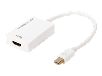 ASSMANN DisplayPort adapter cable mini DP - HDMI type A M/F 0 2m HDMI Ver. 2.0 active CE gold wh