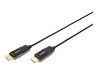 ASSMANN HDMI AOC Hybrid-fiber connection cable Type A M/M 15m UHD 8K60Hz CE gold bl