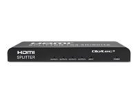 QOLTEC 51799 Active HDMI Splitter 4 x HDMI 4K x 2K / 6Gb/s / 60Hz