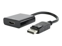 GEMBIRD AB-DPM-HDMIF-002 Gembird Displayport male to HDMI female adapter, 10cm, black, blister