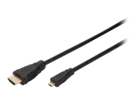 ASSMANN HDMI High Speed connection cable type D - A M/M 2.0m w/Ethernet Ultra HD 60p gold bl