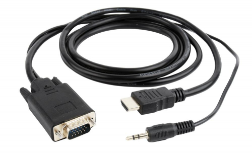 CABLE HDMI-VGA +3.5MM/3M A-HDMI-VGA-03-10 GEMBIRD