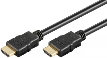 Goobay Series 2.0 - High Speed - HDMI cable with Ethernet - HDMI male to HDMI male - 10 m - black - 4K60Hz support 