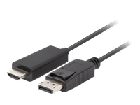 LANBERG Cable DisplayPort M v1.1->HDMI M 1m black