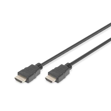 Digitus | HDMI High Speed with Ethernet Connection Cable | Black | HDMI male (type A) | HDMI male (type A) | HDMI to HDMI | 2 m AK-330114-020-S