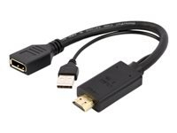 GEMBIRD A-HDMIM-DPF-01 Active 4K HDMI to DisplayPort adapter black