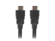 Lanberg - High Speed - HDMI cable with Ethernet - HDMI male to HDMI male - 1 m - black - 4K support 