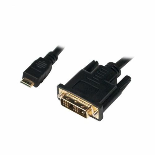 LogiLink Mini HDMI to DVI-D cable M/M, 2m, black