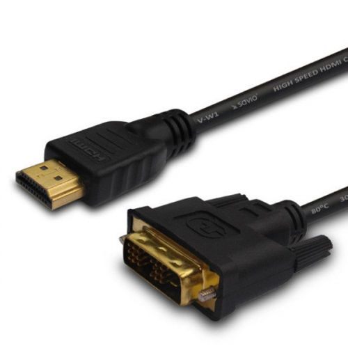 Savio HDMI-DVI cable CL-139 1,8m, SAVIO
