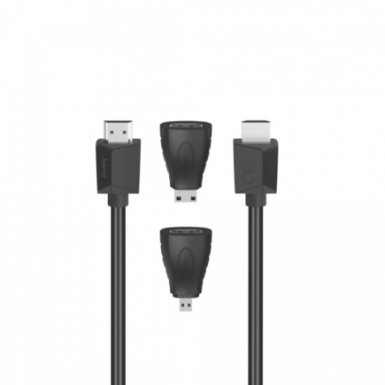 Hama HDMI cable 1,5m +adapter