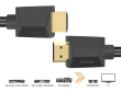 Hama HDMI cable ultra high speed 3m
