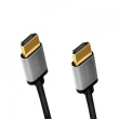 LogiLink HDMI cable 4K/60Hz, alu , black, 3m