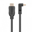 TB HDMI Cable v2.0. right angle 1.8 m gilded