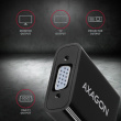 AXAGON Reduction / Adapter RVH-VGAN, HDMI -> VGA, FullHD, Audio OUT