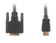 Lanberg Cable HDMI(M)-DVI-D(M) CA-HDDV-10CC-0018-BK 1.8 M black