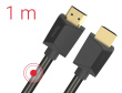 Hama HDMI cable ultra high speed 1m