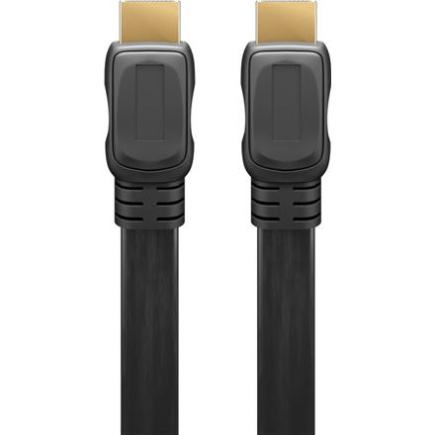 Goobay | High Speed HDMI Flat Cable with Ethernet | 61279 | HDMI male (type A) | HDMI (type A) | HDMI to HDMI | 2 m 61279