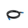 Lanberg Patchcord Cat.6A S/FTP LSZH CCA Black Fluke Passed | PCF6A-10CC-0050-BK | 0.5 m PCF6A-10CC-0050-BK
