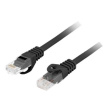Lanberg Patchcord Cat.6 UTP LSZH CU | PCU6-10CU-1000-BK | 10 m PCU6-10CU-1000-BK