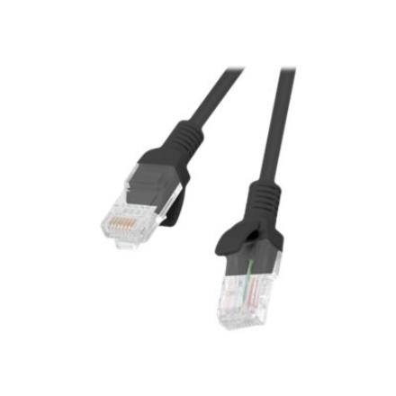 Lanberg Patchcord CAT.5E UTP Fluke Passed | PCU5-10CC-0025-BK | 0.25 m PCU5-10CC-0025-BK